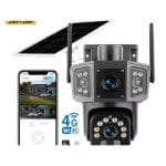 WiFi 4G Solarna Kamera sa Dva Sočiva V380 WS-Q70 – 4MP Dual PTZ IP66 - slika 2