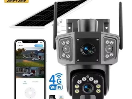 WiFi 4G Solarna Kamera sa Dva Sočiva V380 WS-Q70 – 4MP Dual PTZ IP66 - slika 2