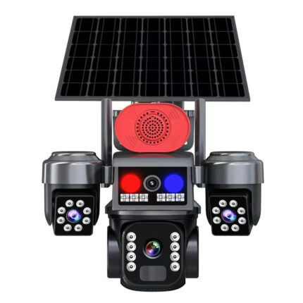 Solarna PTZ Kamera sa Tri Sočiva 4G 25Mpix – Bežični Nadzor 24/7 - slika 2