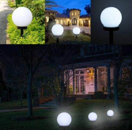 Solarne LED Lampe za Baštu i Dvorište – Set od 4 Komada