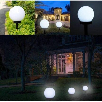 Solarne LED Lampe za Baštu i Dvorište – Set od 4 Komada