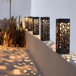 Solarne lampe set 4 komada — u upotrebi
