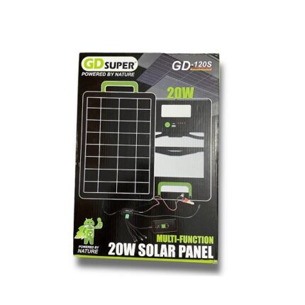 Solarni Panel Punjač 20W – USB, 6V/9V/12V, Vodootporan (GD-120s) - slika 2