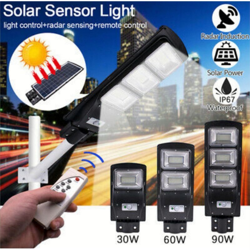 solarni-reflektor-stubni-1-1.jpg Solarni LED Reflektor Stubni 90W sa Daljinskim – Autonomno Vanjsko Osvjetljenje