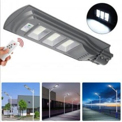 Solarni LED Reflektor Stubni 120W sa Daljinskim – Autonomno Osvetljenje