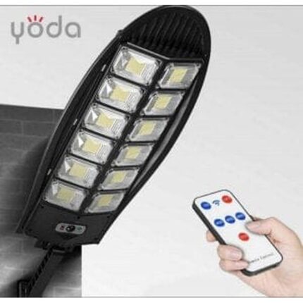 Stubni Solarni Reflektor 150W – Vodootporan IP65 sa Daljinskim Upravljačem