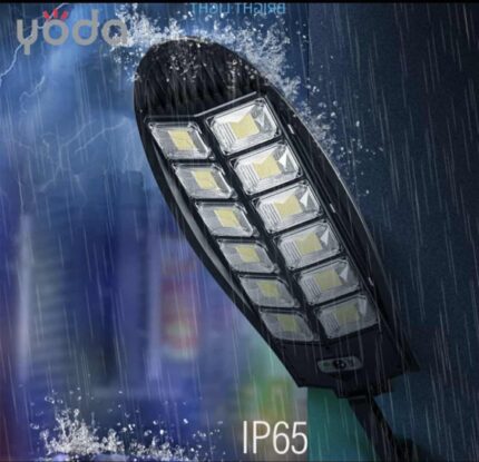 Stubni Solarni Reflektor 150W – Vodootporan IP65 sa Daljinskim Upravljačem - slika 2