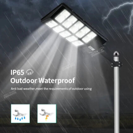 Solarni Ulični Reflektor 1600W – LED Solarna Lampa sa Daljinskim - slika 2