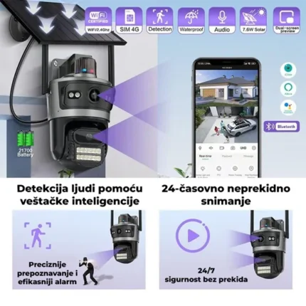 Solarna 4G i WiFi kamera