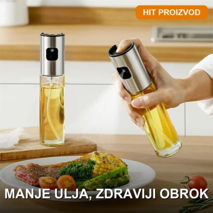 Staklena Prskalica za Ulje 100ml — Precizno Prskanje za Kuhinje