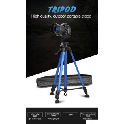 Stativ Tripod 3366 – Podesivi Aluminijumski Stalak za Fotoaparat i Telefon
