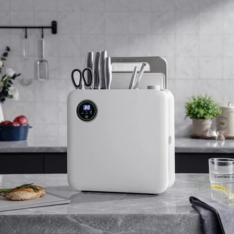 sterilizator kuhinjskih noževa — prednja strana