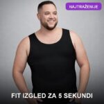 Stezna majica za ravan stomak za muškarce — veličine L i XL - u upotrebi
