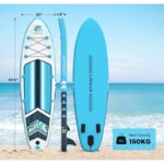 SUP Daska na Naduvavanje 320×80cm – Stabilna i Lagana za Rekreaciju - slika 3