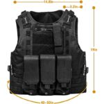 Taktički Podesivi Prsluk sa Torbicama i Pouručjem za Okvire — Airsoft i Streljaštvo - slika 5