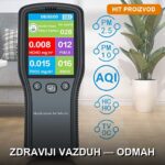 Tester kvaliteta vazduha – Meri PM2.5, PM10, AQI, HCHO i TVOC