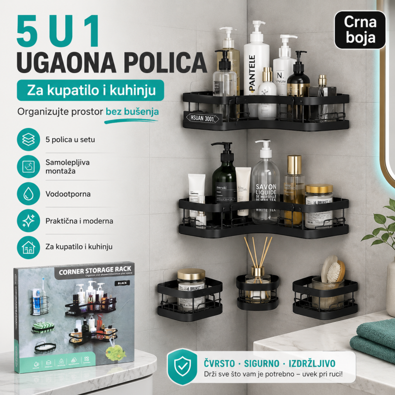Toalet - Ugaona Polica