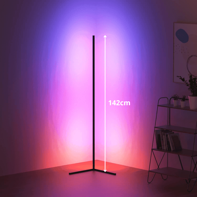 ugaona RGB lampa — u upotrebi