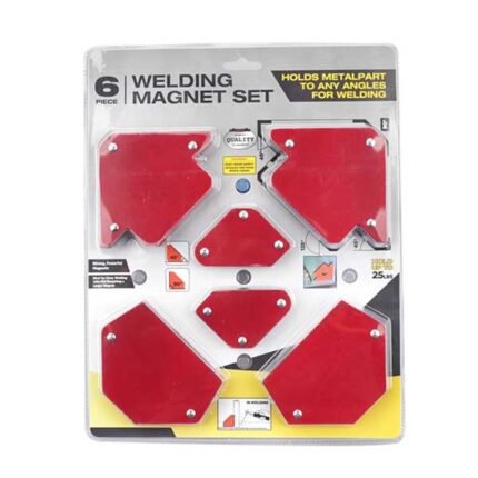 Ugaoni Magneti za Zavarivanje – Set od 6 Komada, Uglovi 45°/90°/135° - slika 2