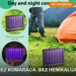 UV Lampa protiv komaraca i insekata na USB napajanje 3W — za baštu, kamp i terasu