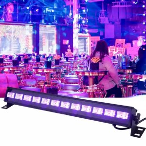 UV LED Bar Blacklight Svetlo 9×3W – Fluorescentno UV Svetlo za Zid - slika 2