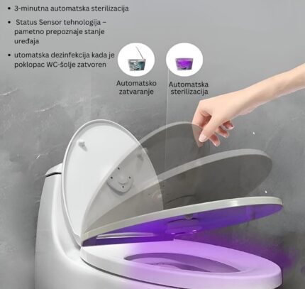 UV Sterilizator za WC Šolju – Automatska Dezinfekcija Bez Hemije - slika 2