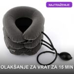 Vazdušni Jastuk za Istezanje Vrata — Cervikalna Trakcija za Ublažavanje Bola