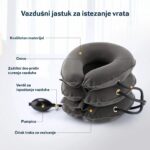 Vazdušni Jastuk za Istezanje Vrata — Cervikalna Trakcija za Ublažavanje Bola - slika 3