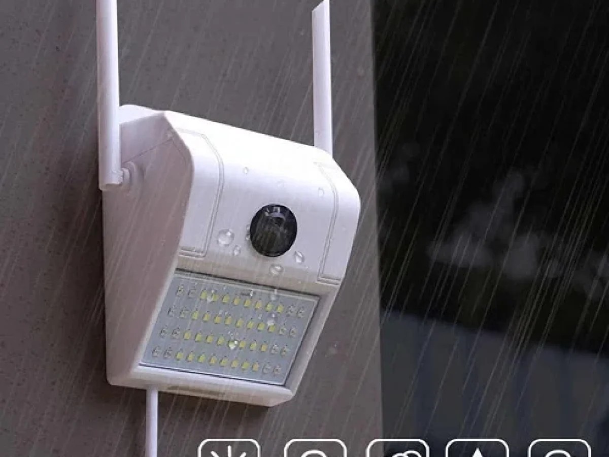 WiFi Kamera i Zidna Lampa 2u1 – Reflektor sa Detekcijom Pokreta V380 - slika 2