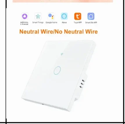 Tuya WiFi Pametni Prekidač na Dodir – Daljinsko Upravljanje Rasvetom