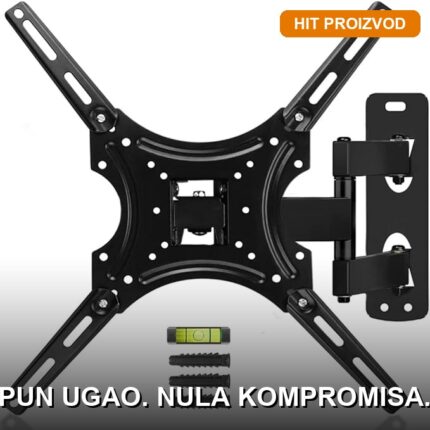 Čelični zglobni nosač za TV 14-55 inča do 50 kg — pokretni, podesiv