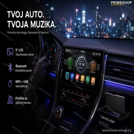 1 DIN Auto Multimedija 9 Inca – MP5 Player sa Bluetooth i LCD Ekranom