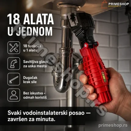 Alat za slavine 18 u 1