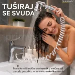 2 u 1 Tuš za Umivaonik sa Fleksibilnim Crevom i Ventilom za Prebacivanje