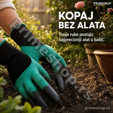 BaštaPro™ Rukavice sa Kandžama za Baštu — 2 Para