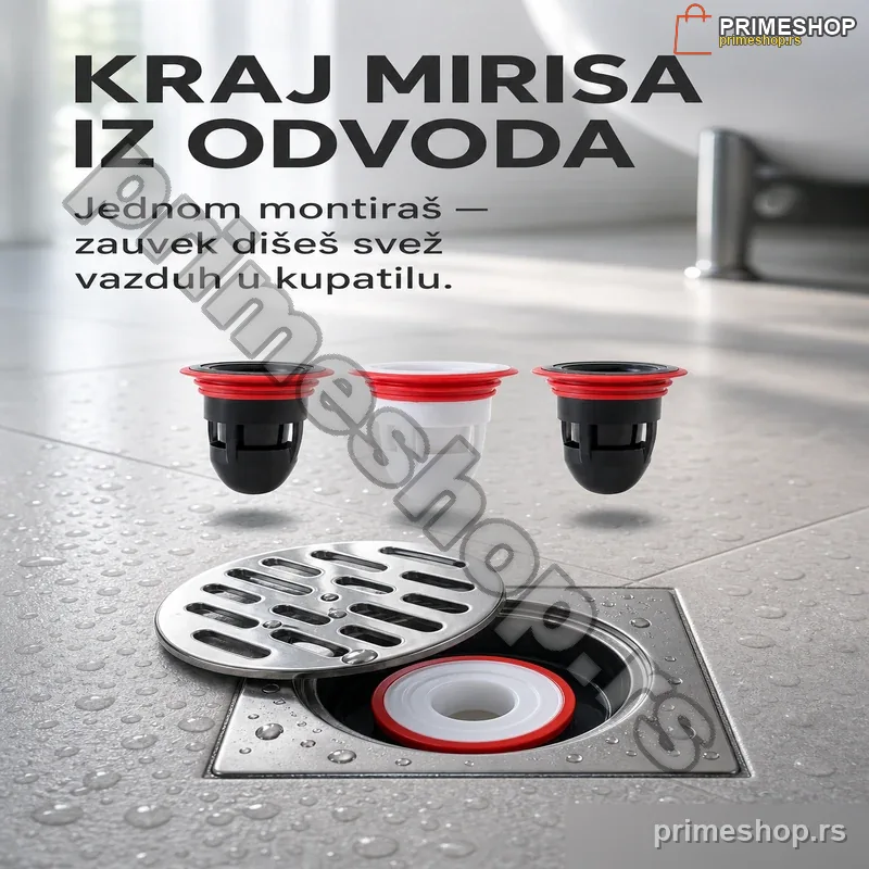 81630-primeshop Filter protiv neprijatnih mirisa iz odvoda — univerzalni slivnik filter za kupatilo