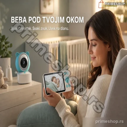 Bebi Monitor sa WiFi i Alarmom — Nadzor Bebe u Realnom Vremenu
