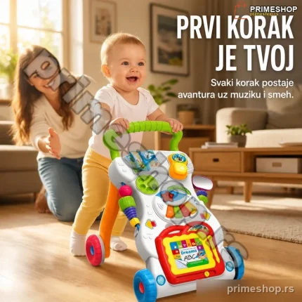 Muzička Hodalica za Bebe Music Walker — Igračka za Prve Korake