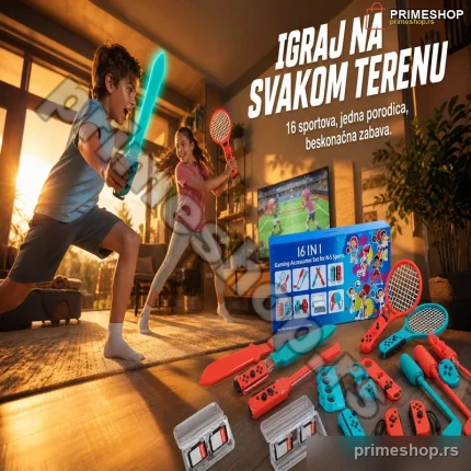 Nintendo Switch 16-u-1 Sportski Set – Komplet Dodataka za Sport