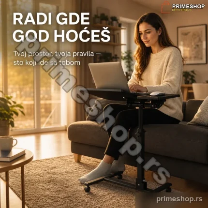 Pokretni sto za laptop HS-302 sa podesivom visinom i nagibom