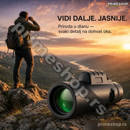 Monokularni teleskop HiperOptic – džepni teleskop visokog uvećanja