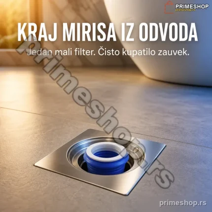 Silikonski filter protiv mirisa iz odvoda — sprečava insekte i neprijatne mirise