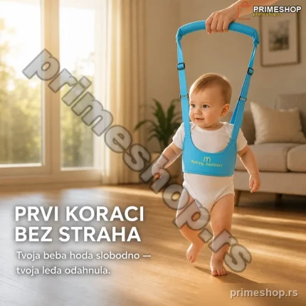 Bebi Hodalica sa Podesivim Trakama — Podrška za Prve Korake