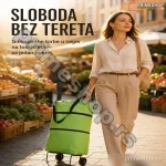 Rasklopivi ceger sa točkićima — Sklopiva torba na točkićima za pijac i kupovinu