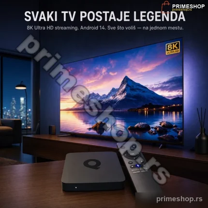 Android 14 Smart TV Box 8K – Allwinner H313, 64GB, Ultra HD streaming