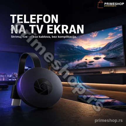 Google Chromecast HD TV Box — Strimovanje sa telefona na TV ekran