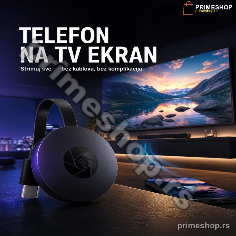 83162-primeshop Google Chromecast HD TV Box — Strimovanje sa telefona na TV ekran