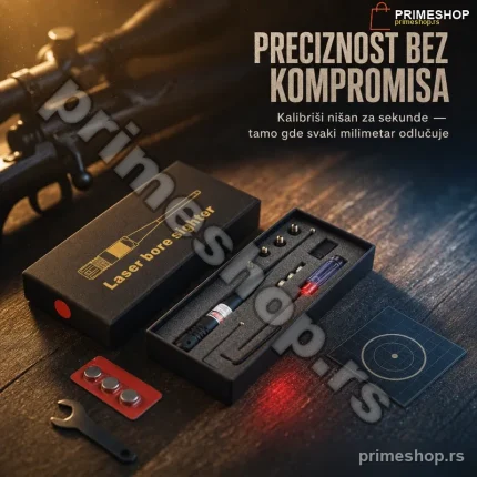 Laserski Nišan za Kalibraciju Oružja – Crveni Laser, Kalibar 22LR do 50