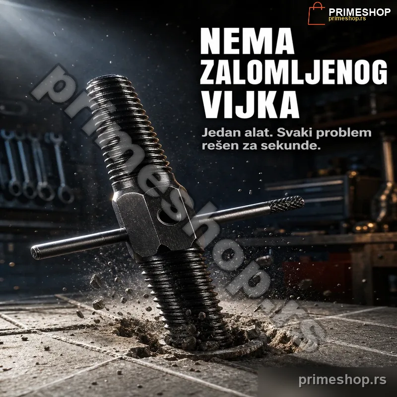 86866-primeshop Šraf za Izvlačenje Zalomljenih Cevi i Vijaka – Profesionalni Ekstraktor