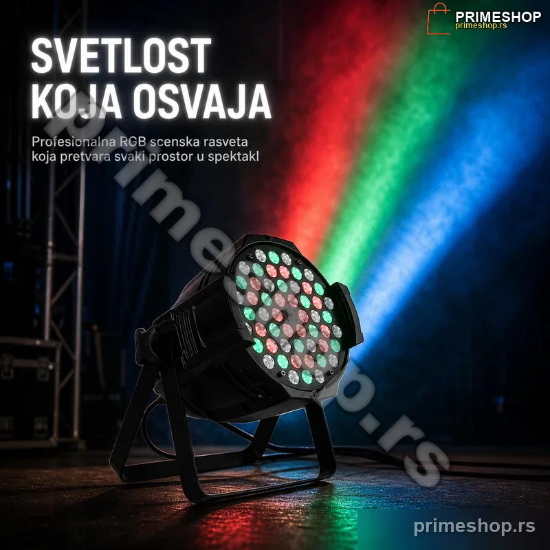 87206-primeshop LED PAR Rasveta RGB 54x3W – Scenska i Ugostiteljska Svetlosna Oprema